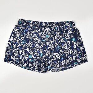 Patagonia Barely Baggies Shorts Blue Quiver and Quill Print S